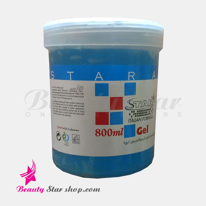 ژل مو استارلیدی مدل فوق العاده قوی حجم 800 گرم