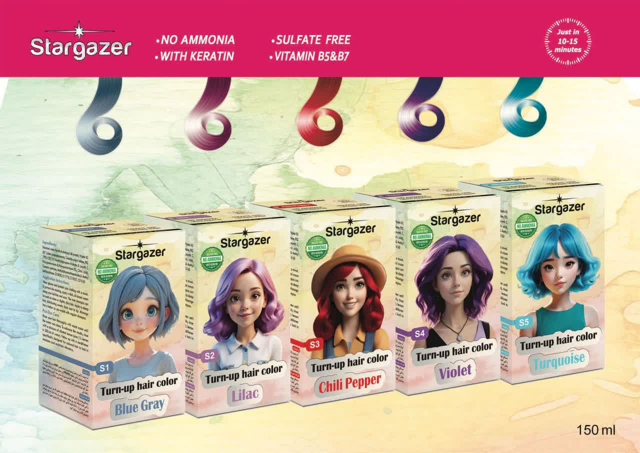 خرید رنگ موی موقت stargazer